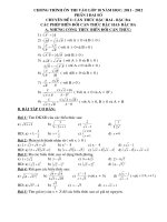 CHUYEN DE CĂN BẠC 2 ( CÓ HƯỚNG DẪN)