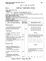 giao an TD lop 10 HK I