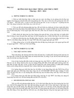 Hướng dẫn giang day mon Anh 2013 -2014