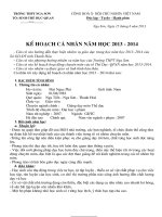 ke hoch ca nhan 2013