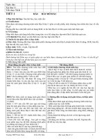 Địa lí 11(Học kì I- có giảm tải và tích hợp các chủ đề)