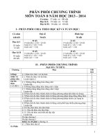 PP chương trình toán 8