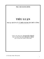 phân tích mối quan hệ giữa đổi mới phương thức điều hành tổ chức công và cải cách tổ chức hiện nay_13