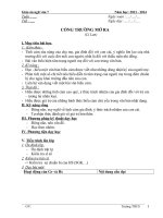 Giáo án Văn 7 mới nhất