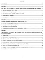 Tài liệu học tập PP Bàn tay nặn bột