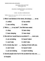 ĐỀ THI CÔNG CHỨC