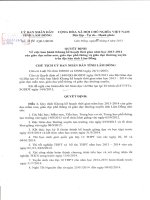 Khung thời gian năm học 2013 - 2014