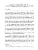 tiếp cận lý thuyết cấu trúc – chức năng trong đổi mới phương thức quản lý nghiên cứu khoa học và quan điểm vận dụng ở việt nam