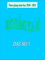 măt phăng toa đô