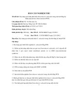 xây dựng quy trình để kiểm nghiệm enterobacter sakazaki trong sữa bột bằng kỹ thuật polymerase chain reaction (pcr)