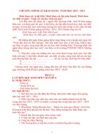 Dấn chương trình khai giảng năm 2013-2014