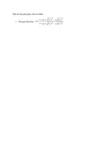 BAI CĂN THỨC HAY VÀ KHÓ