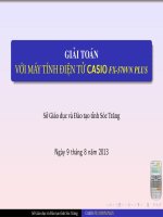Hướng dẫn sử dụng Casio fx570VN plus