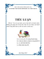 vai trò của kiểm soát xã hội đối với hành chính. những giải pháp để xã hội thực hiện tốt việc kiểm soát hành chính trong điều kiện cụ thể của nước ta hiện nay