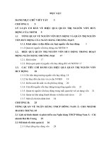 Đánh giá chung về quản trị nguồn vốn huy động tại ngân hàng TMCP ĐÔNG NAM Á  CHI NHÁNH HAI BÀ TRƯNG