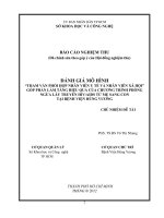 đánh giá mô hình  tham vấn phối hợp giữa nhân viên y tế và nhân viên xã hội góp phần làm tăng hiệu quả của chương trình phòng ngừa lây truyền hiv-aids từ mẹ sang con tại bệnh viện hùng vương