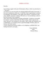 Mau thu xin viec bang tieng anh