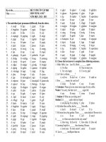 Bài tập tiếng Anh 7