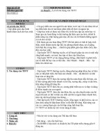 giáo án thể dục 6 tuần 1,2 năm học 2013-2014