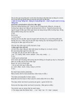 hệ thống đảo ngữ trong tiếng anh