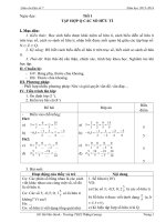 Giáo án Đại  Số 7(13-14)-Yên Dũng