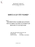 giải pháp nâng cao hiệu quả sử dụng vốn lưu động tại công ty cổ phần tập đoàn đầu tư xây dựng hjc