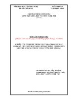 nghiên cứu tổ hợp hệ thống hoạt động bề mặt gimini và các chất hoạt động bề mặt thông thường bền nhiệt để sử dụng trong tăng cường thu hồi dầu