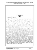 skkn  biện pháp nâng cao chất lượng học sinh yếu, kém môn vật lí lớp 8 theo chuẩn kiến thức – kĩ năng