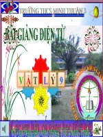 Lý 9 Điện trở của dây dẫn- Định luật ôm