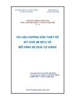 tài liệu hướng dẫn thực hành trên kit avr và mô hình xe đua tự hành
