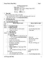 giáo án lớp 1 buổi chiều tuần 3