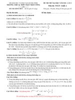 Đề thi thử ĐH hay lắm lắm!