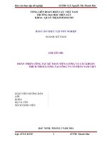 Hoàn thiện kế toán tiền lương và các khoản trích theo lương tại công ty cổ phần nam việt