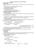 Lý Thuyết Và Bài Tập Hoá 12 chương Polime