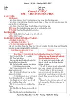 Giáo án vật lý 8 đã sửa 2013-2014