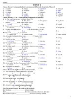 de kiem tra hoc ki - khoi 8