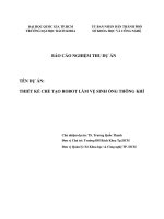 thiết kế chế tạo robot làm vệ sinh ống thông khí