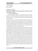 sự chuyển dịch vai trò giới trong gia đình có vợ đi xuất khẩu lao động