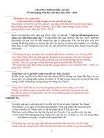 chuong trinh khai giang 2013 - 2014