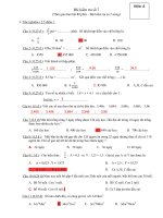 Đề kiểm toán 5 hay - có thang điểm chấm đính kèm