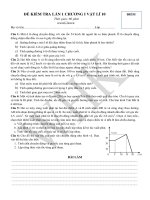 Đề kiểm tra lần 1