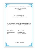 đề xuất giải pháp đẩy mạnh phân cấp quản lý nhà nước giữa trung ương và địa phương ở việt nam trong thời gian tới_9