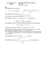 ĐỀ THI HSG LỚP 12 TRƯỜNG THPT LẤP VÒ 2