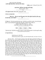 Chuong trinh cong tac doi va phong trao thieu nhi nam hoc 2013-2014