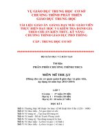 GIÁO ÁN MỸ THUẬT CHUẨN KIẾN THỨC NĂM 2013-2014