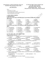 ĐỀ THI OLYMPIC LỚP 10 VŨNG TÀU