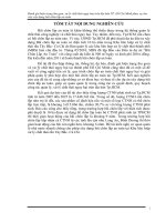 Báo cáo khoa hoc : Đánh giá hiện trạng thu gom, xử lý chất thải nguy hại trên địa bàn tp. hồ chí minh phục vụ cho việc xây dựng bãi chôn lắp an toàn