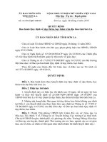 Quy định về dạy thêm, học thêm tỉnh Sơn La