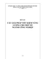 sổ tay tiết kiệm năng lượng cho các ngành công nghiệp