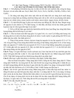 BÀI TẬP ÔN ĐỘI TUYỂN HÓA 2013-2014